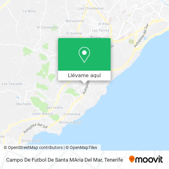 Mapa Campo De Futbol De Santa MAria Del Mar