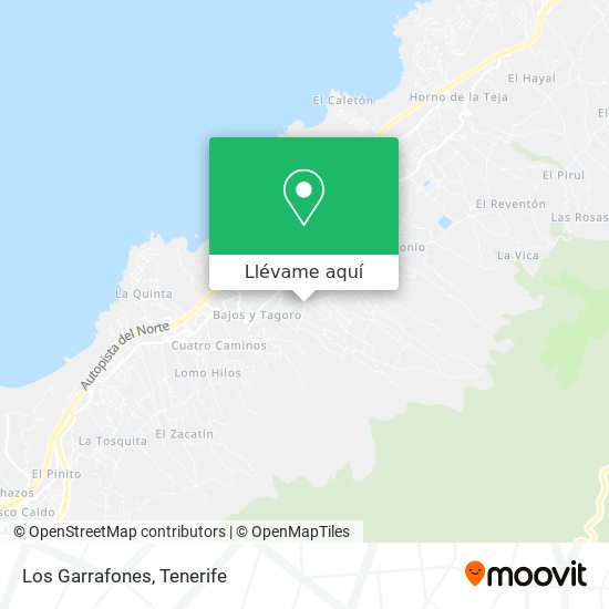 Mapa Los Garrafones