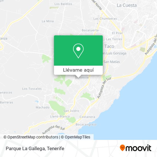 Mapa Parque La Gallega