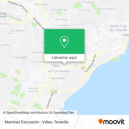 Mapa Martínez Escorpión - Valeo