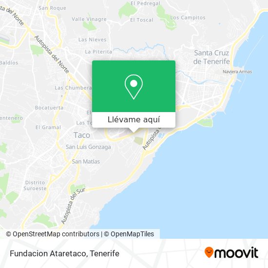 Mapa Fundacion Ataretaco