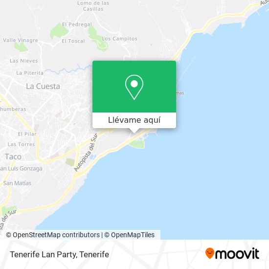 Mapa Tenerife Lan Party