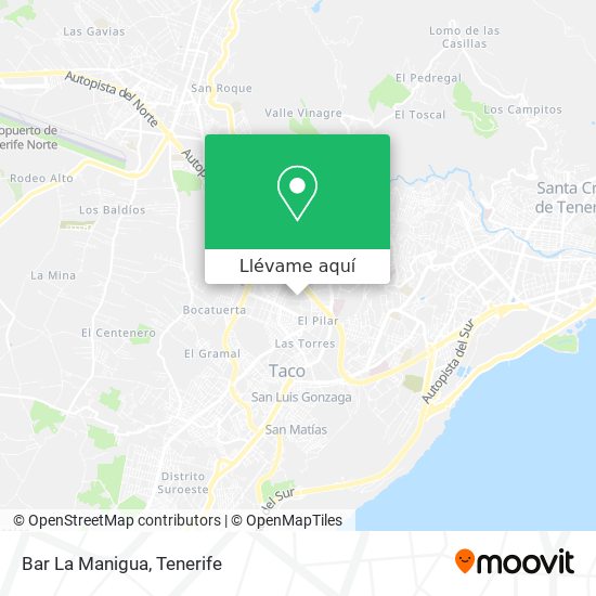 Mapa Bar La Manigua