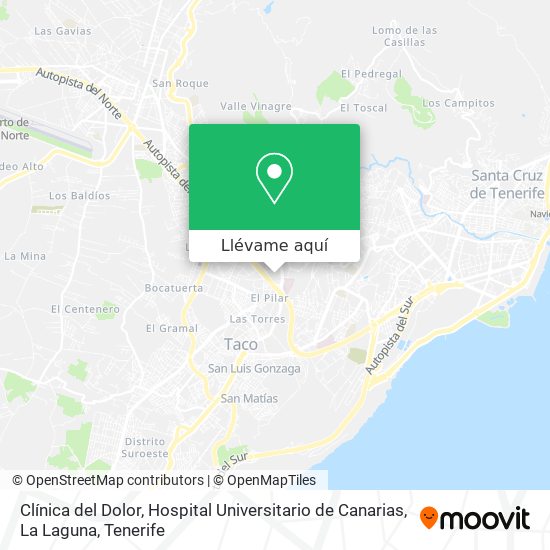 Mapa Clínica del Dolor, Hospital Universitario de Canarias, La Laguna