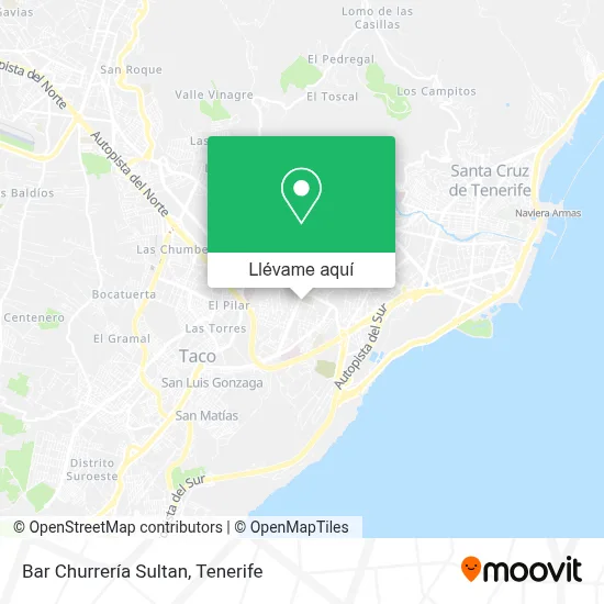 Mapa Bar Churrería Sultan