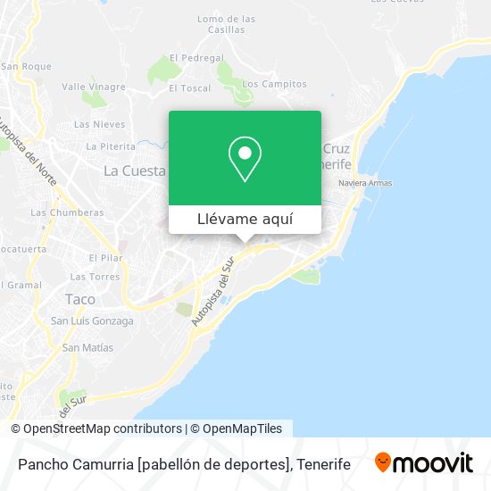 Mapa Pancho Camurria [pabellón de deportes]