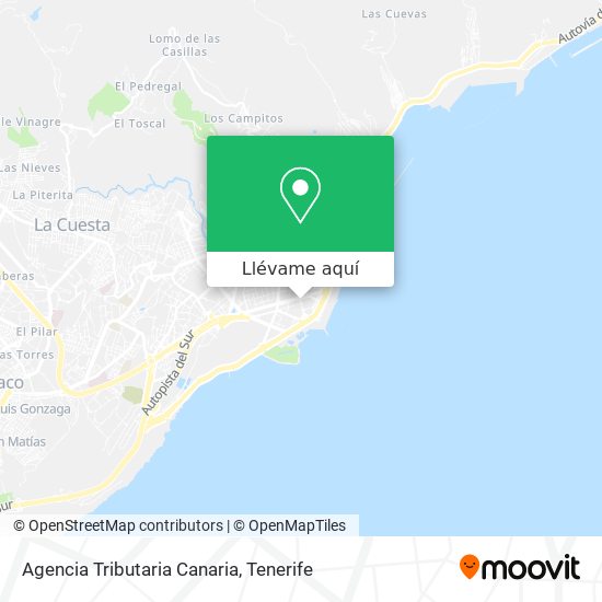 Mapa Agencia Tributaria Canaria
