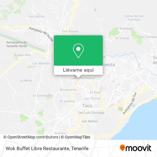 Mapa Wok Buffet Libre Restaurante