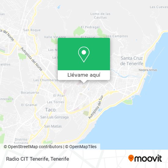Mapa Radio CIT Tenerife