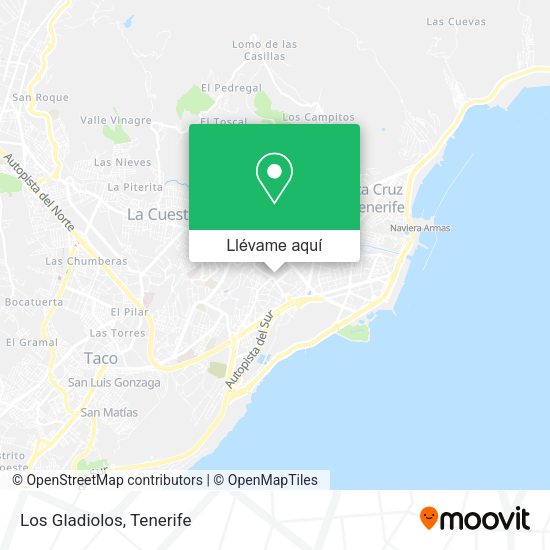 Mapa Los Gladiolos
