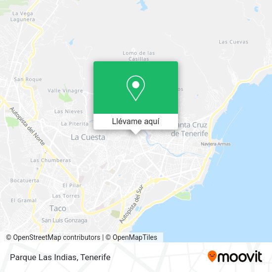 Mapa Parque Las Indias