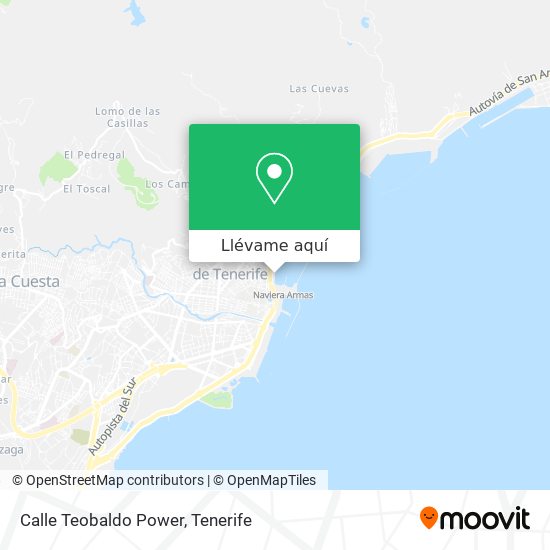 Mapa Calle Teobaldo Power