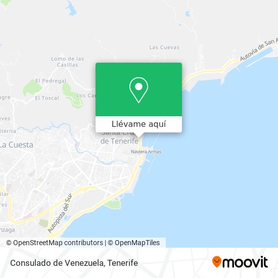 Mapa Consulado de Venezuela