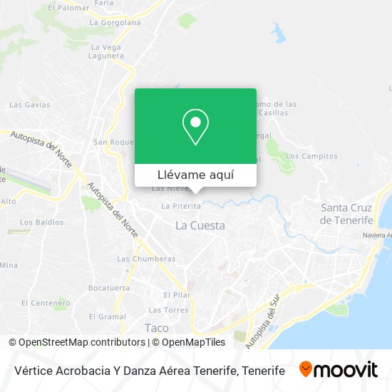 Mapa Vértice Acrobacia Y Danza Aérea Tenerife