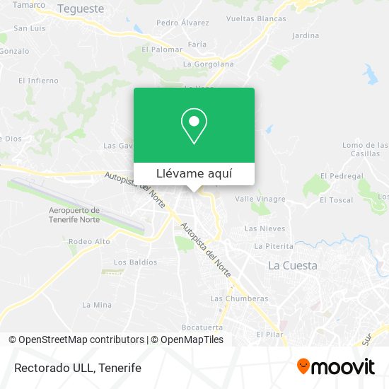 Mapa Rectorado ULL