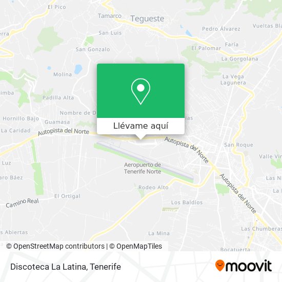 Mapa Discoteca La Latina