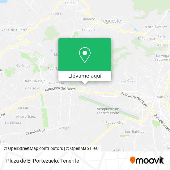 Mapa Plaza de El Portezuelo