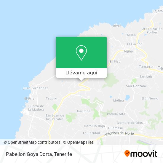 Mapa Pabellon Goya Dorta