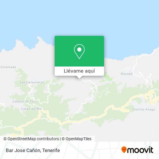 Mapa Bar Jose Cañón