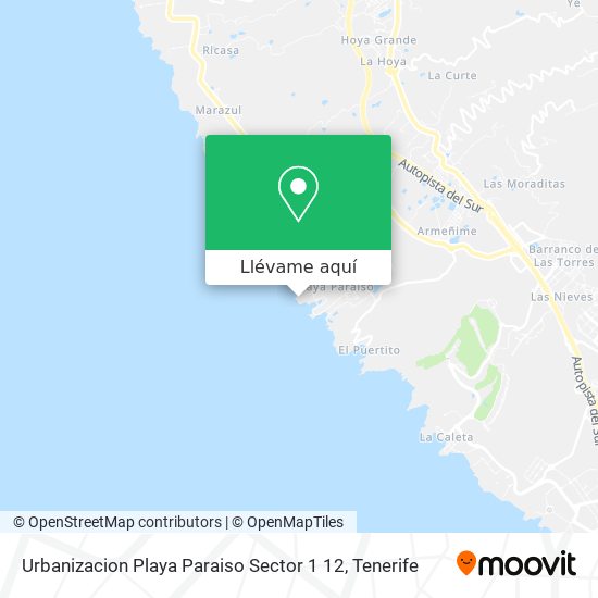 Mapa Urbanizacion Playa Paraiso Sector 1 12