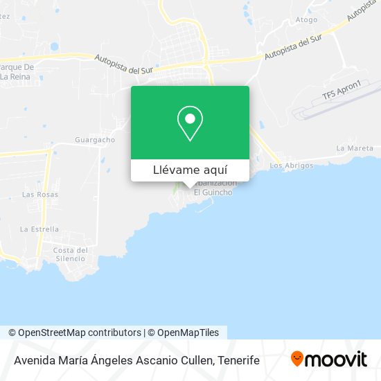 Mapa Avenida María Ángeles Ascanio Cullen