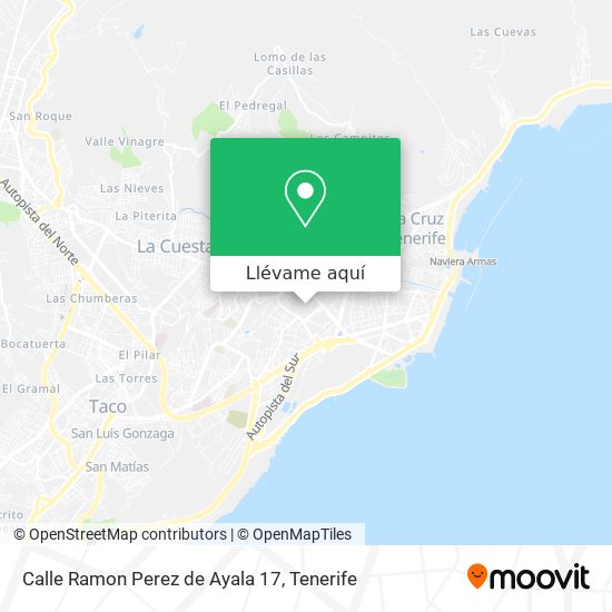 Mapa Calle Ramon Perez de Ayala 17