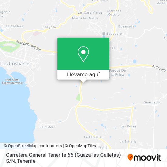 Mapa Carretera General Tenerife 66 (Guaza-las Galletas) S / N