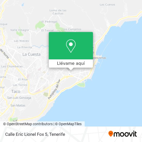 Mapa Calle Eric Lionel Fox 5