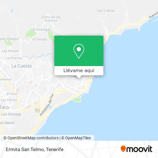 Mapa Ermita San Telmo