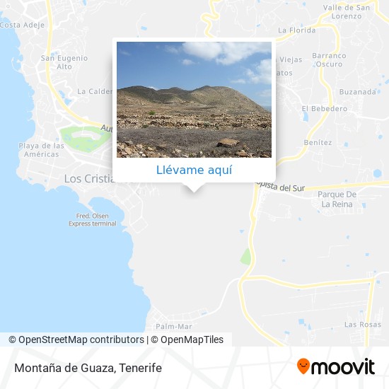 Mapa Montaña de Guaza