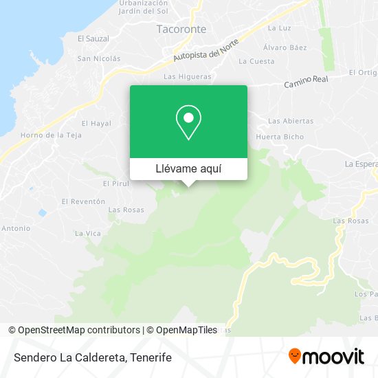 Mapa Sendero La Caldereta