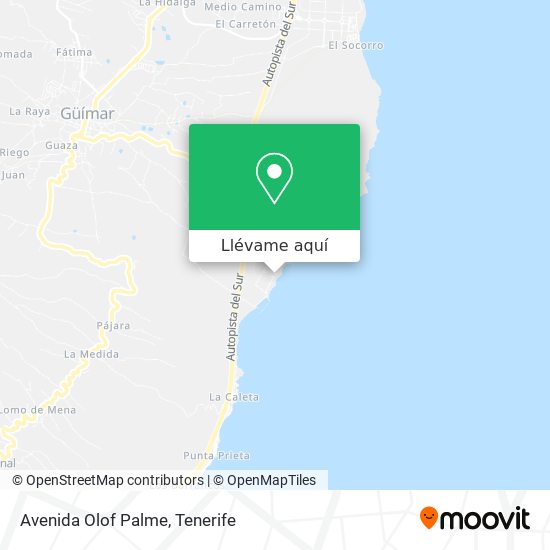 Mapa Avenida Olof Palme