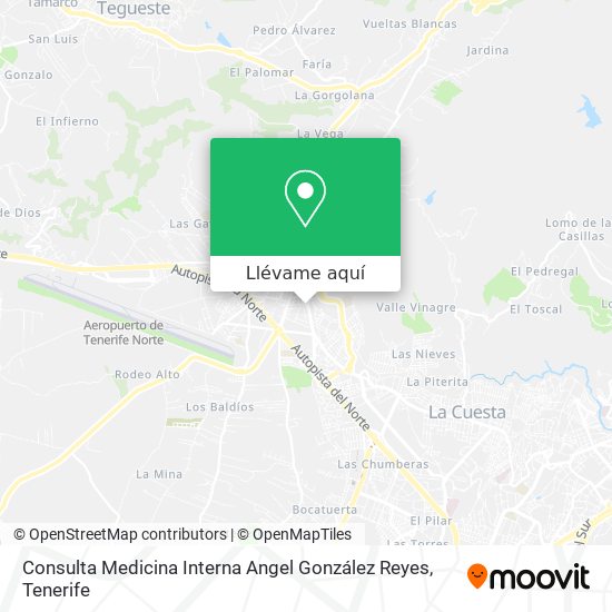Mapa Consulta Medicina Interna Angel González Reyes