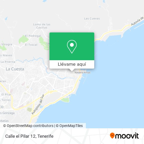 Mapa Calle el Pilar 12
