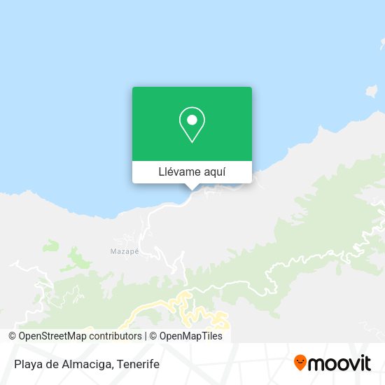 Mapa Playa de Almaciga