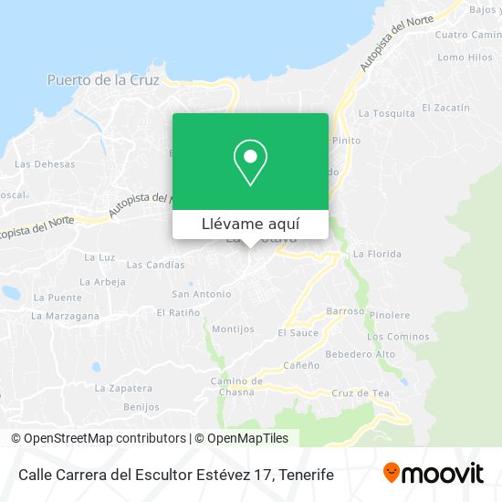 Mapa Calle Carrera del Escultor Estévez 17