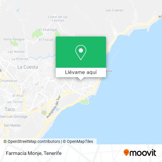 Mapa Farmacia Monje