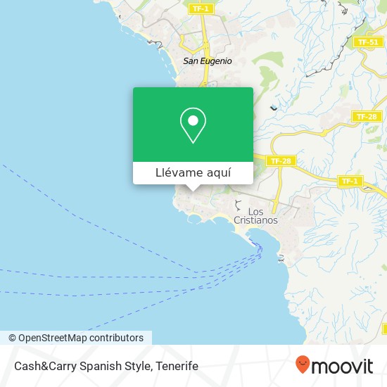 Mapa Cash&Carry Spanish Style