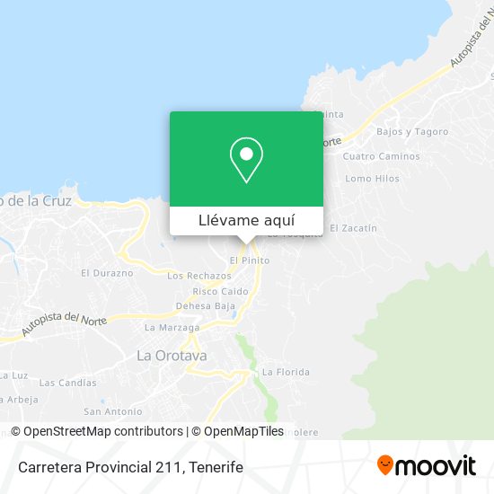 Mapa Carretera Provincial 211