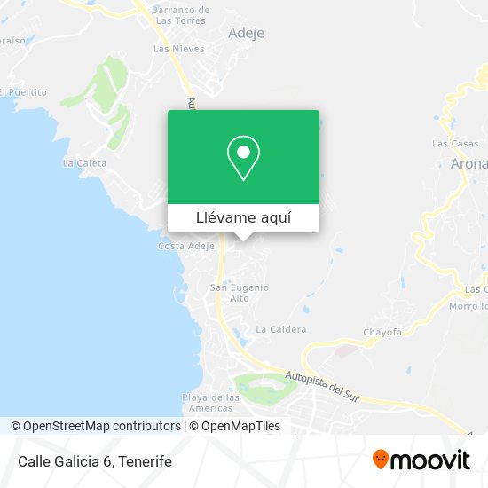 Mapa Calle Galicia 6