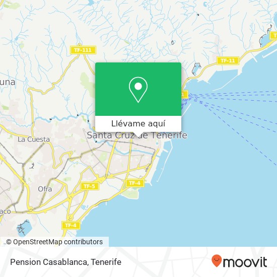 Mapa Pension Casablanca