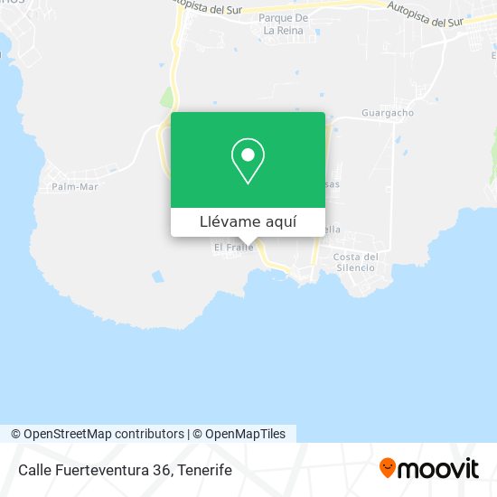 Mapa Calle Fuerteventura 36
