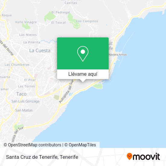 Mapa Santa Cruz de Tenerife