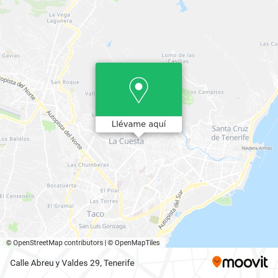 Mapa Calle Abreu y Valdes 29