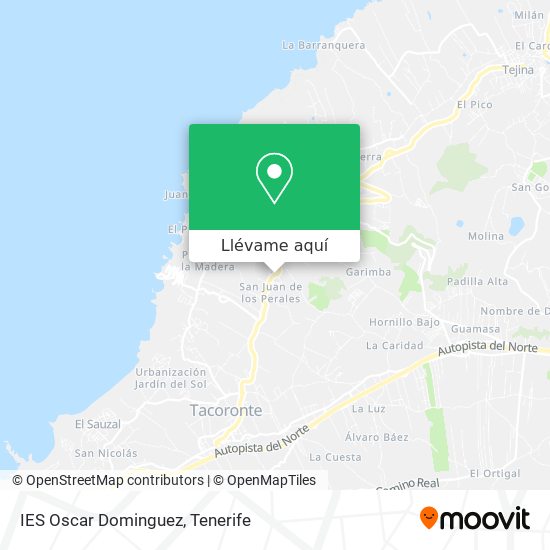 Mapa IES Oscar Dominguez