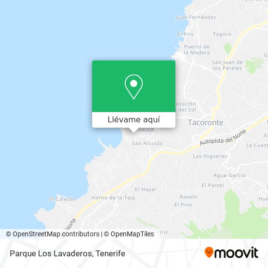 Mapa Parque Los Lavaderos