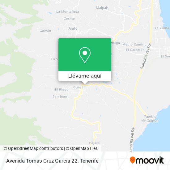 Mapa Avenida Tomas Cruz Garcia 22