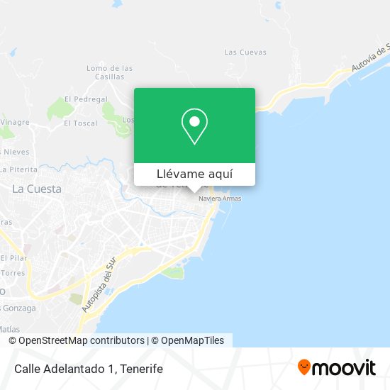 Mapa Calle Adelantado 1
