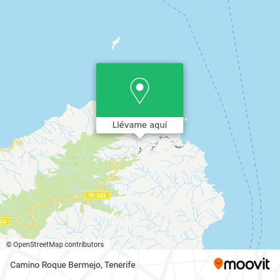 Mapa Camino Roque Bermejo