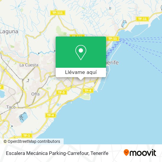 Mapa Escalera Mecánica Parking-Carrefour